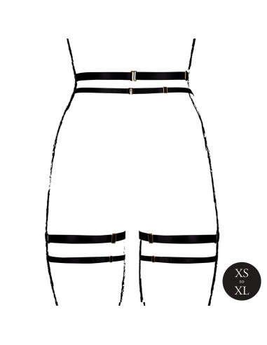 Porte-jarretelles Double Strap Noir