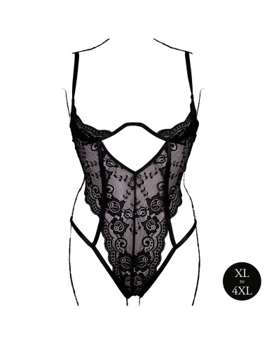 Body Dentelle Grande Taille Sandra Noir