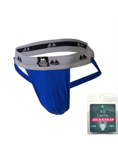 Jockstrap Original Waist 2 Band Bleu