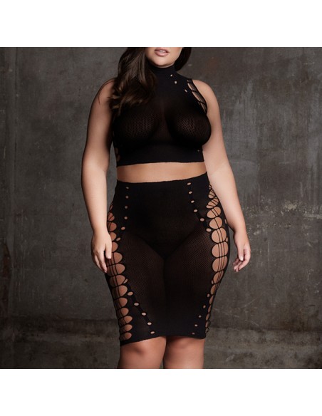 Ensemble 2 Pièces Grande Taille Kala Noir
