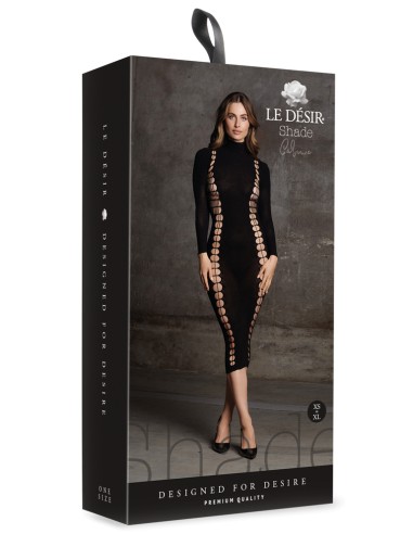 Robe Longue à Col Roulé CarmeNoir