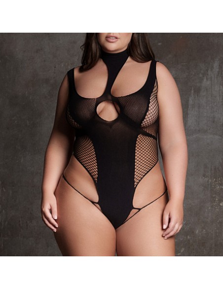 Body String Échancré Grande Taille Cyllene Noir