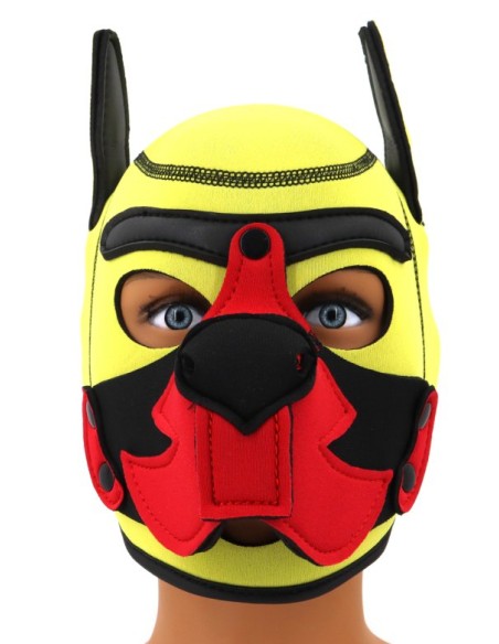Cagoule Puppy Fox Néoprène Jaune-Rouge Cagoule Puppy Fox Néoprène Jaune-Rouge