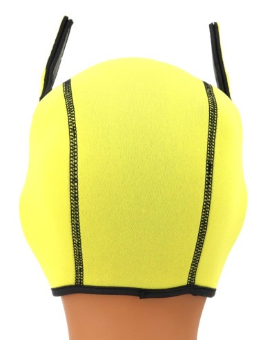 Cagoule Puppy Fox Néoprène Jaune-Rouge