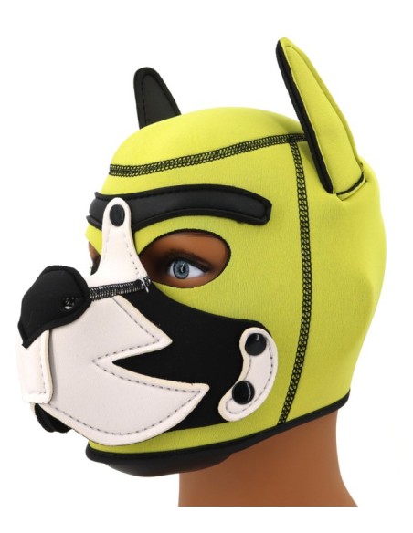 Cagoule Puppy Fox Néoprène Jaune-Blanc Cagoule Puppy Fox Néoprène Jaune-Blanc