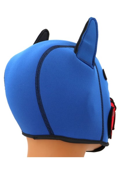 Cagoule Puppy Fox Néoprène Bleu-Rouge