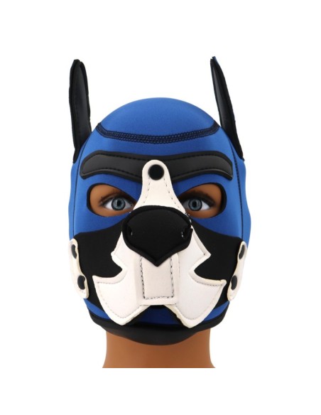 Cagoule Puppy Fox Néoprène Bleu-Blanc