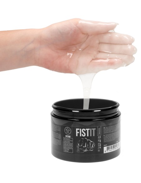 Lubrifiant Aspect Sperme Fist It 500 ml - Pot noir