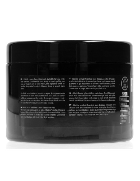 Lubrifiant Aspect Sperme Fist It 500 ml - Pot noir
