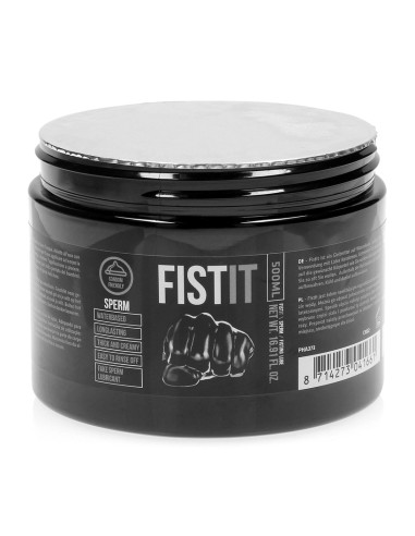 Lubrifiant Aspect Sperme Fist It 500 ml - Pot noir