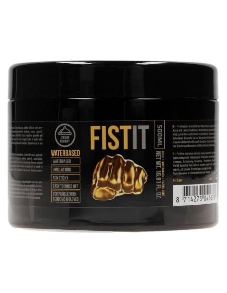 Lubrifiant Eau Fist It 500ml - Pot noir