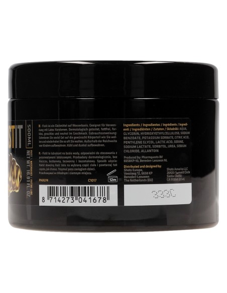 Lubrifiant Eau Fist It 500ml - Pot noir