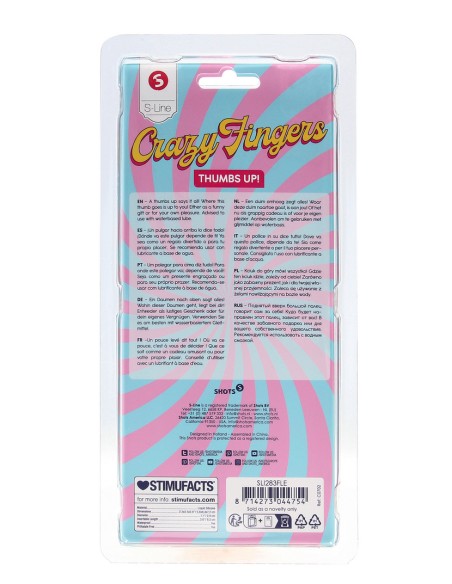 Gode Doigt Thumbs Up 9 x 3cm Gode Doigt Thumbs Up 9 x 3cm