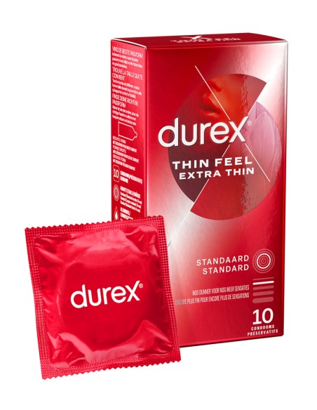 Préservatifs Durex Thin Feel Extra Thin x10 Préservatifs Durex Thin Feel Extra Thin x10