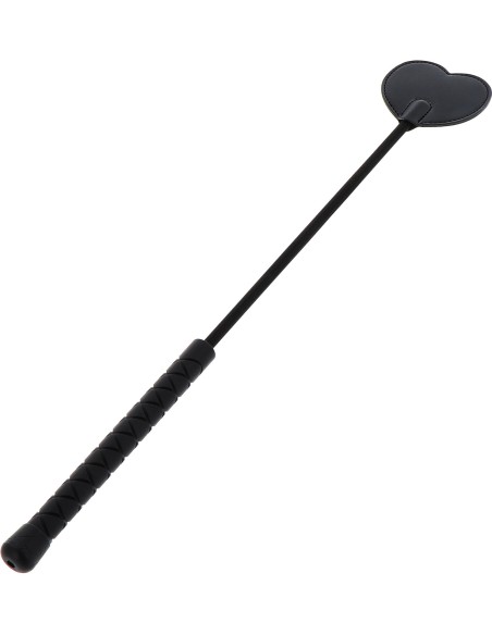 Cravache Black Heart 44cm Noir