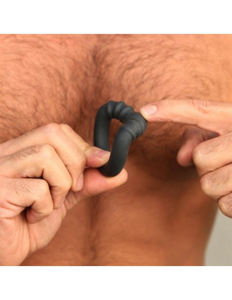 Cockring Silicone Holeshot noir
