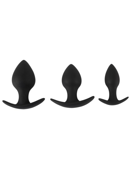 Lot de 3 plugs lestés Trainer Weight Noirs Lot de 3 plugs lestés Trainer Weight Noirs