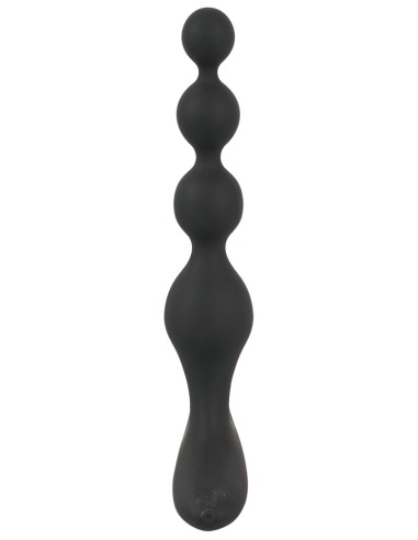 Stimulateur Beads Velvet 16.5 x 3.5 cm Noir
