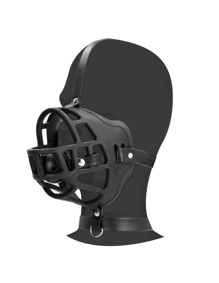 Muselière avec Bâillon-boule Muzzle Gag Noire