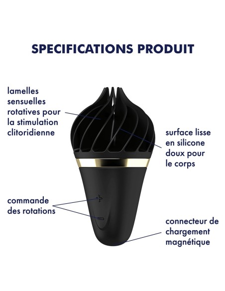Stimulateur clitoridien Sweet Treat Noir Stimulateur clitoridien Sweet Treat Noir