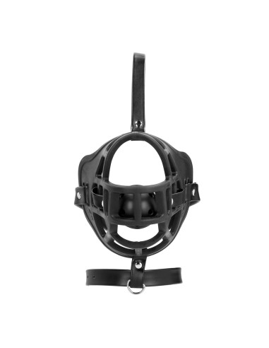 Muselière avec Bâillon-boule Muzzle Gag Noire