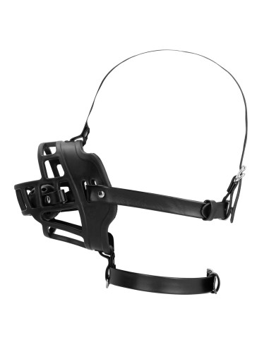 Muselière avec Bâillon-boule Muzzle Gag Noire