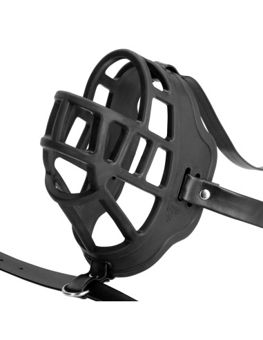 Muselière avec Bâillon-boule Muzzle Gag Noire