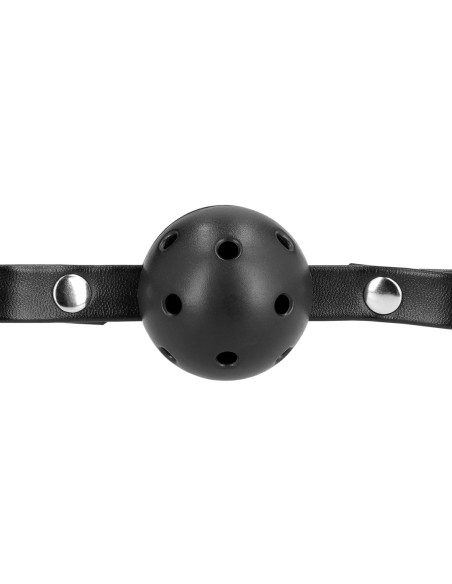 Muselière avec Bâillon-boule Muzzle Gag Noire