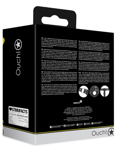 Ceinture de chasteté Belt Cock Noire