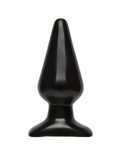 Butt Plug Smooth 12 x 6 cm Noir