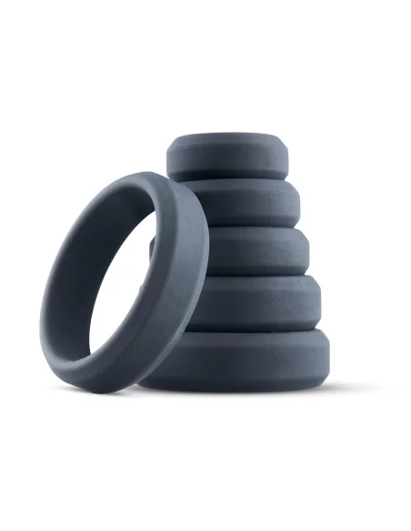 Set 6 cockrings silicone Boners Set 6 cockrings silicone Boners