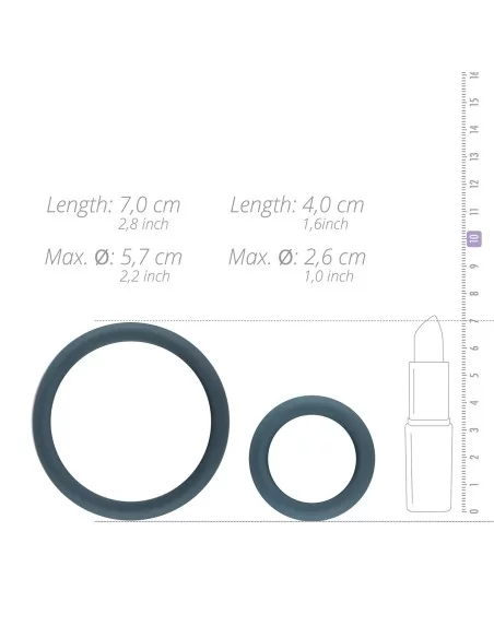 Set 6 cockrings silicone Boners Set 6 cockrings silicone Boners