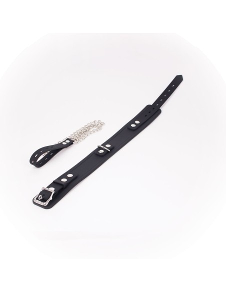 Collier et Laisse Deluxe Collar Noir Collier et Laisse Deluxe Collar Noir