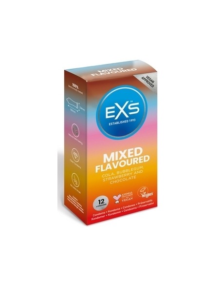 Préservatifs aromatisés Mixed Flavours x12