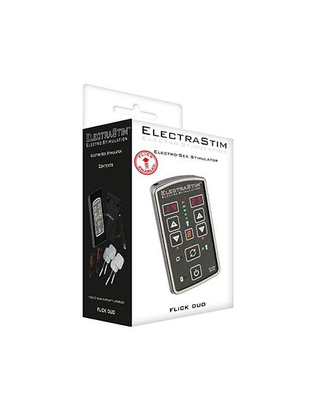 Contrôleur d'électrostimulation ElectraStim Flick Duo 25 intensités