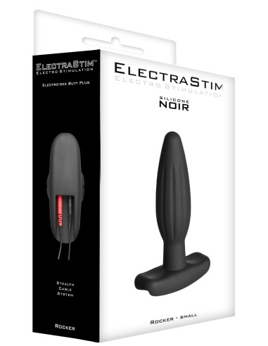 Plug d'électrostimulation en silicone Rocker large ElectraStim 13 x 5cm