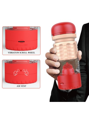 Masturbateur automatique Theresa Pussy Rouge