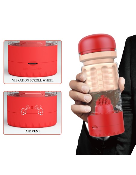 Masturbateur automatique Theresa Pussy Rouge