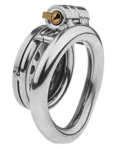 Cage de chasteté en métal Flat 2cm