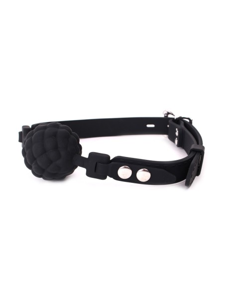 Baillon Boule PineCone Silicone Noir