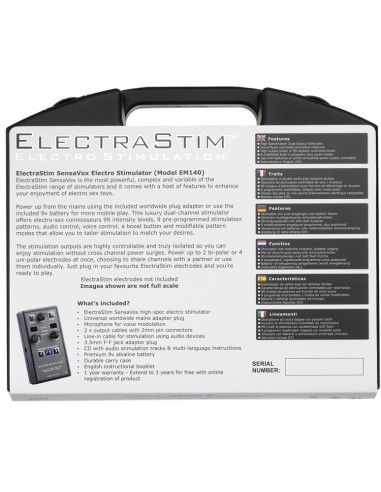 Centrale Électro-stimulation Sensavox Em140 ElectraStim