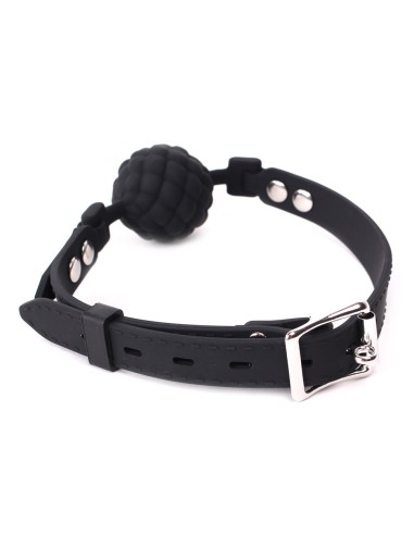 Baillon Boule PineCone Silicone Noir