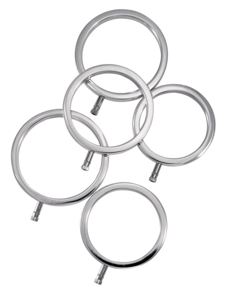 Lot de 5 Cockrings Électro ElectraRings Electrastim