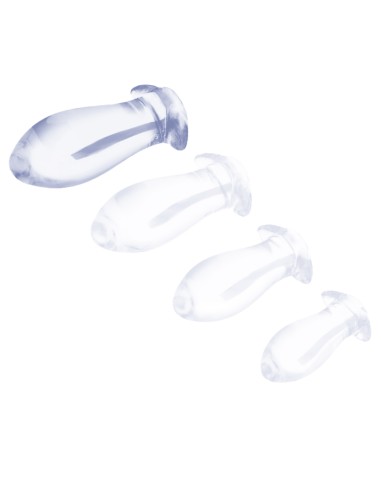 Plug Egg Clear XL 16 x 7cm Transparent