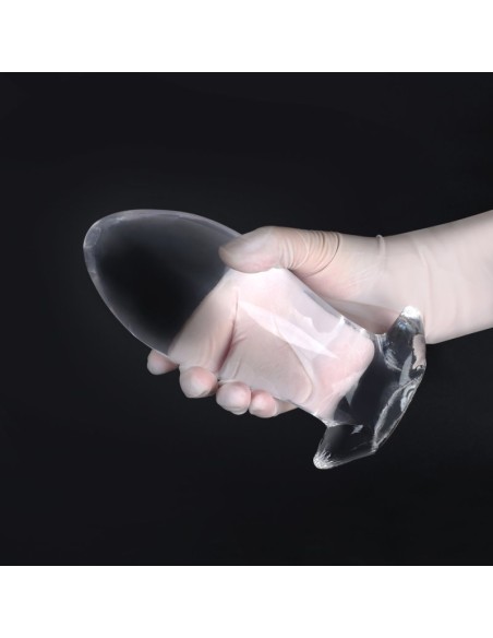 Plug Egg Clear XL 16 x 7cm Transparent Plug Egg Clear XL 16 x 7cm Transparent