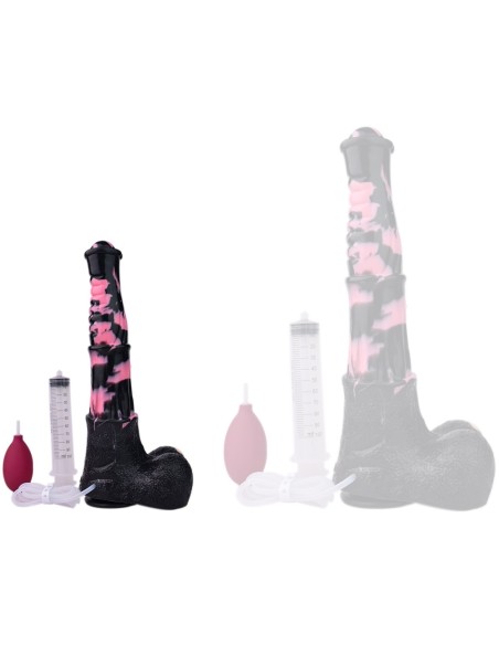 Gode Éjaculateur Horse Tinulf Squirt M 19 x 5cm Noir-Rose