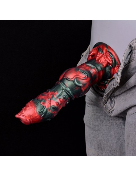 Gode Florix 20 x 7cm Noir et Rouge