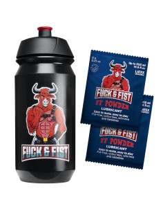 Bouteille pour Lubrifiant Fuck & Fist + 2 Sachets FF Powder 6g