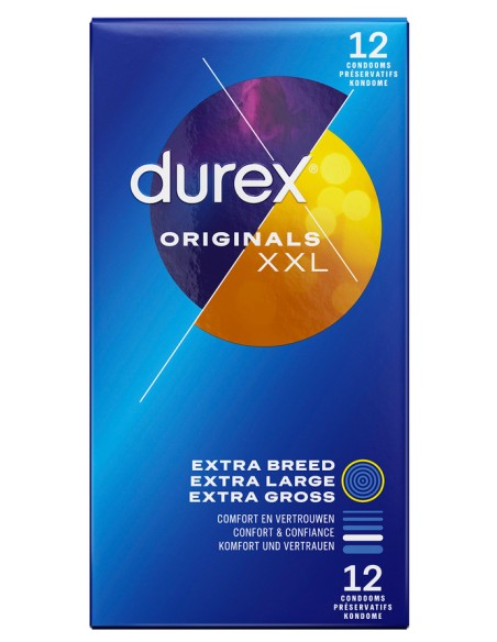 Préservatifs Durex Originals XXL x12 Préservatifs Durex Originals XXL x12
