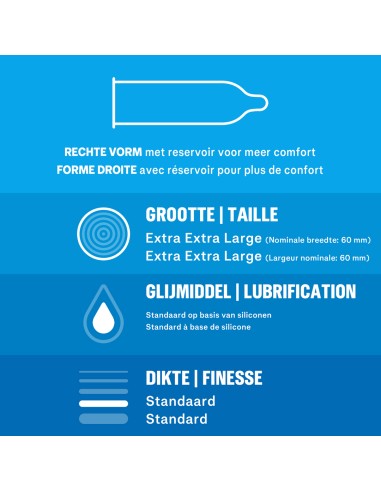 Préservatifs Durex Originals XXL x12